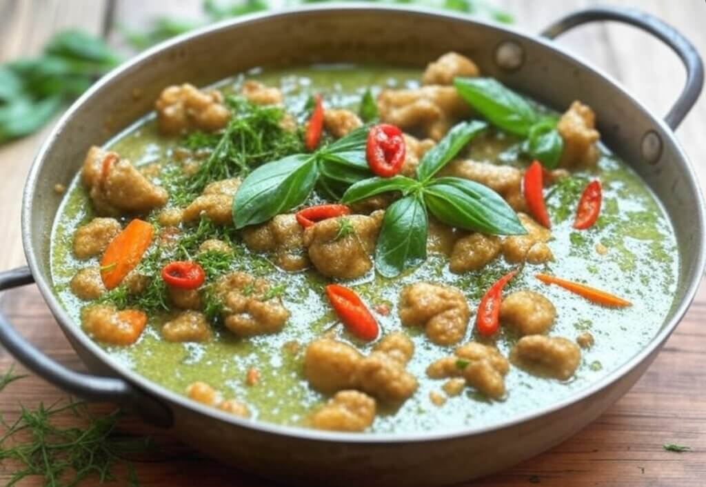 Recette curry thaï vert : un plat savoureux et rapide à préparer pour toute la famille